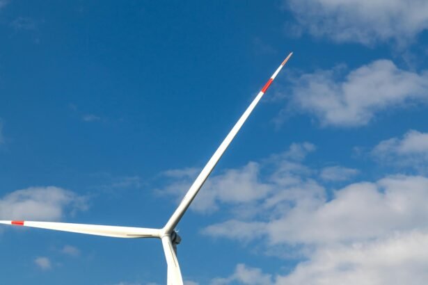 Wind Farm Turbines in Summer-Green Technology