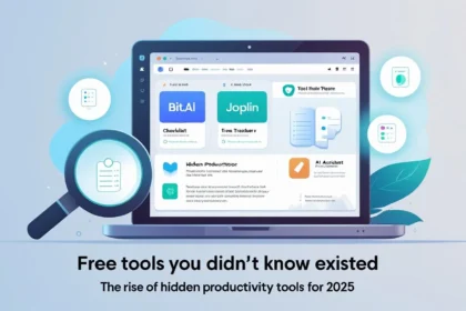 Featured image showing hidden productivity tools for 2025 with the heading “Free Tools You Didn’t Know Existed