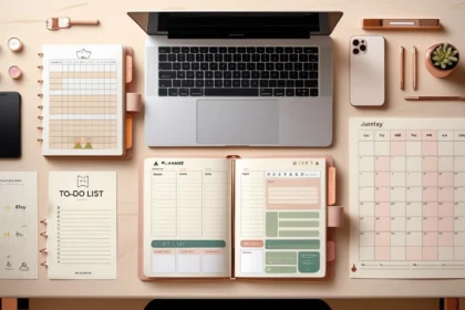 Minimalist tools and productivity apps displayed on clean digital workspace 2025