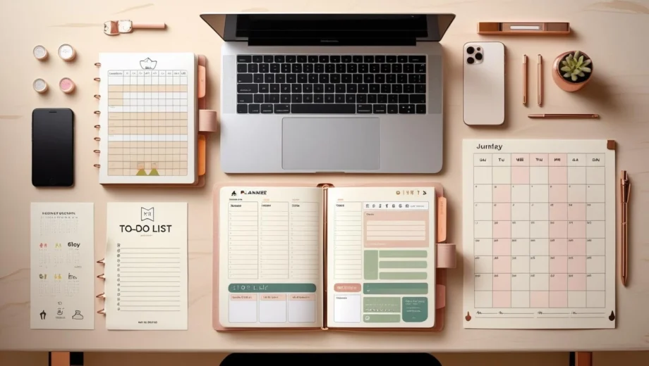 Minimalist tools and productivity apps displayed on clean digital workspace 2025